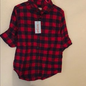 Kids flannel top